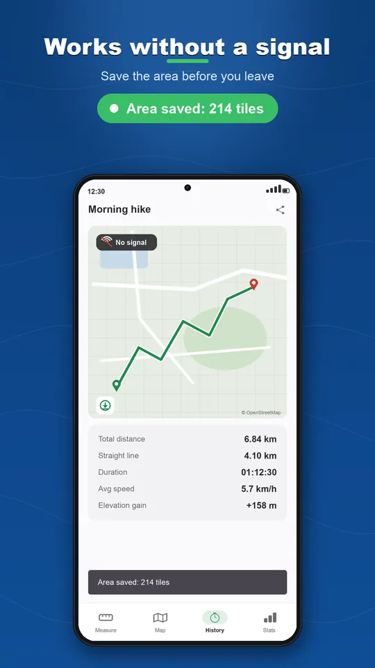 Distance Measure Pro: GPS Area — 3