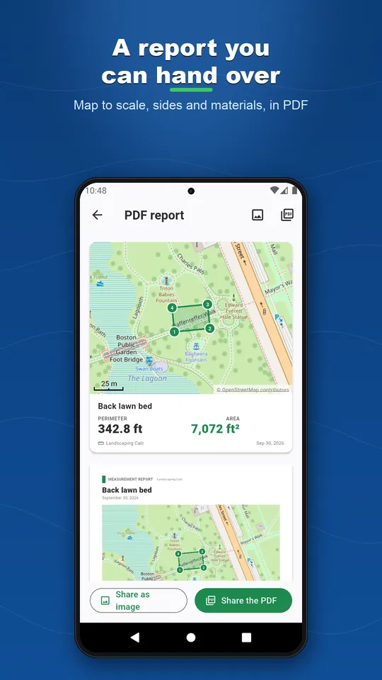 Landscaping Calc + GPS Measure — 3