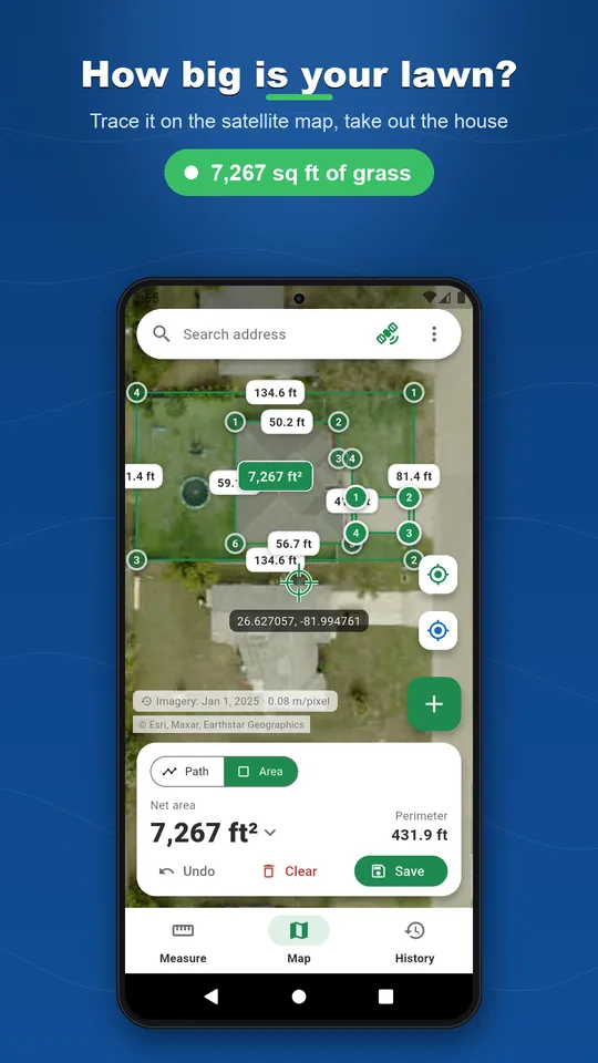 Lawn Size Calculator + GPS — 1