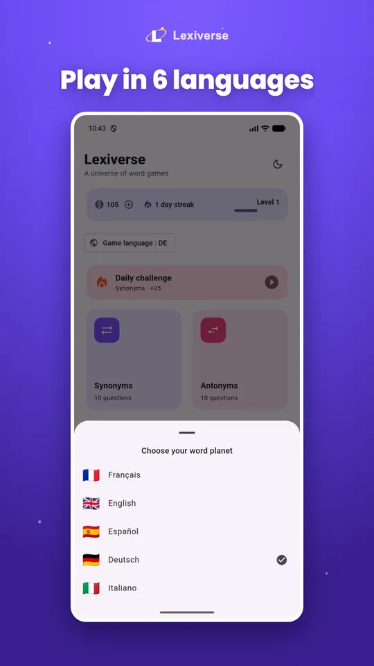 Lexiverse: Word Games — 2