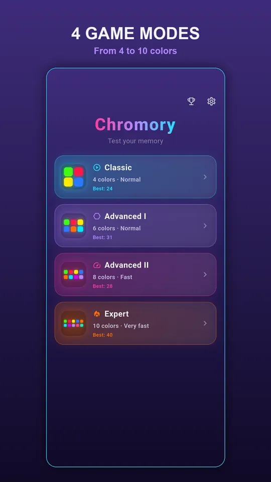 Chromory · Color Memory — 1