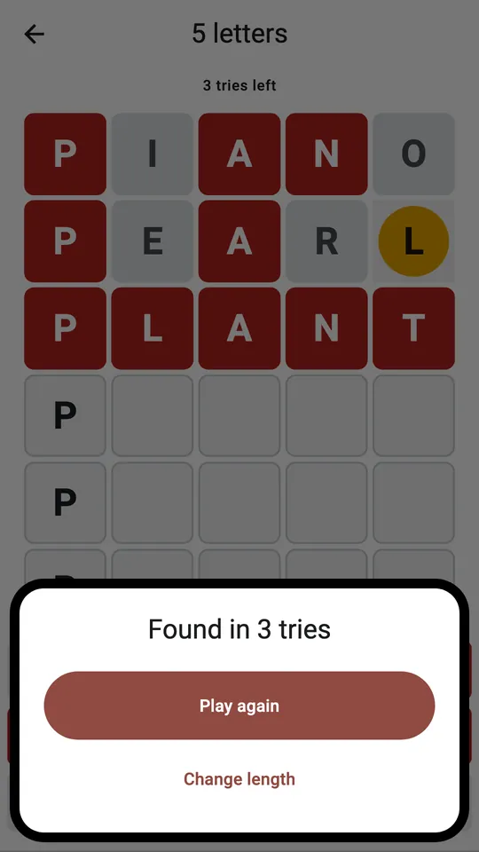 Motrix: Word Guess 4-8 Letters — 3