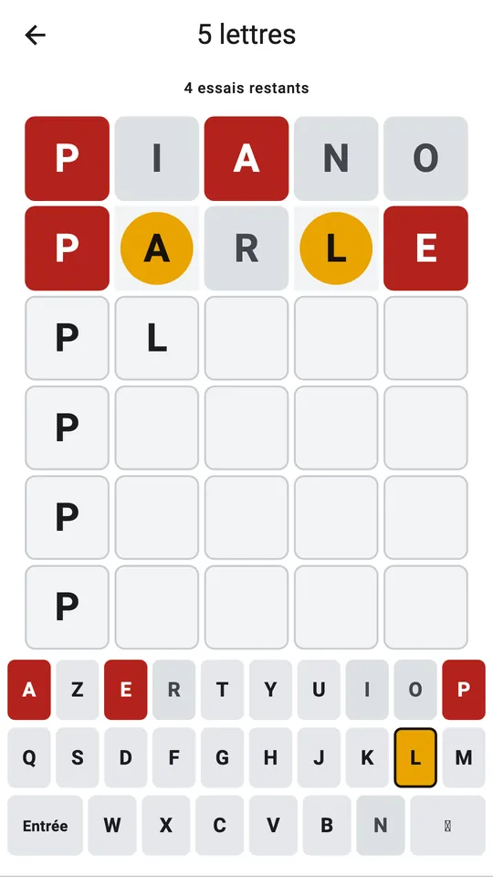 Motrix : Mot Caché 4-8 Lettres — 2