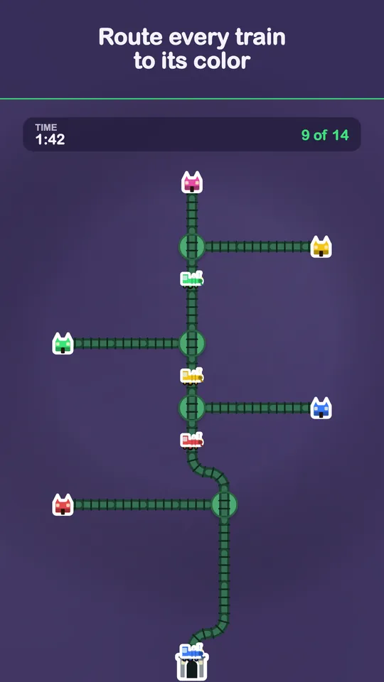 Railsort: Train Brain Puzzle — 1