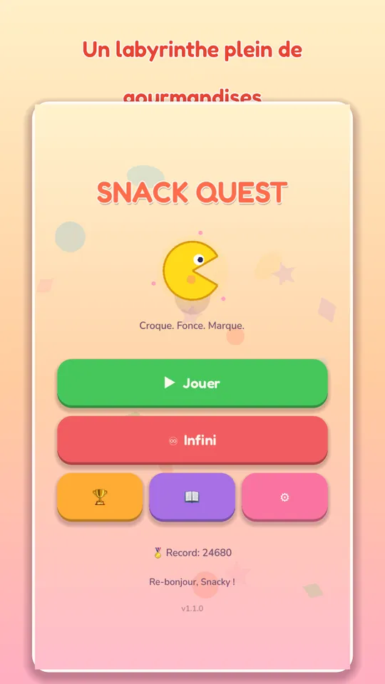Snack Quest : Arcade Maze — 1