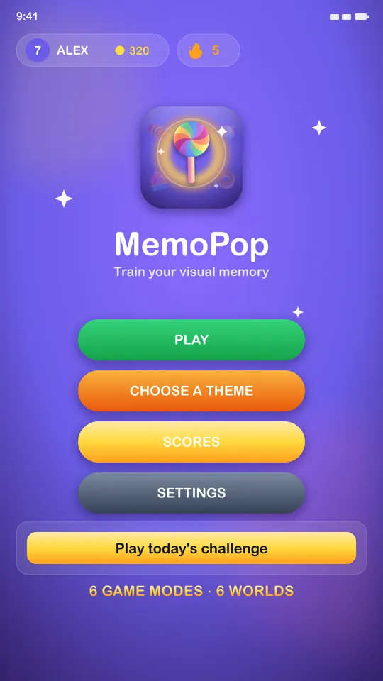 MemoPop: Brain & Memory Game — 1