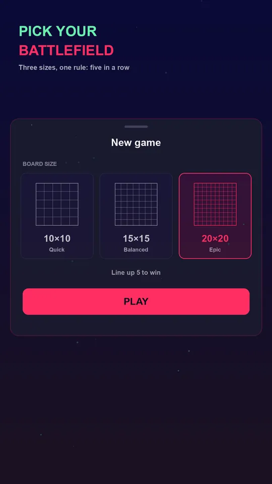 Gomoku XXL — 2